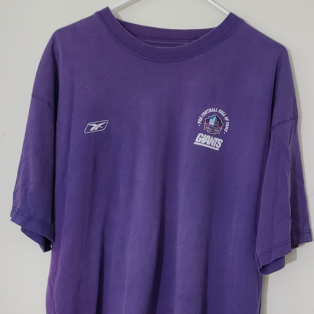 Vintage New York Giants Hall of Fame Reebok Men's Short Sleeve Tee XL